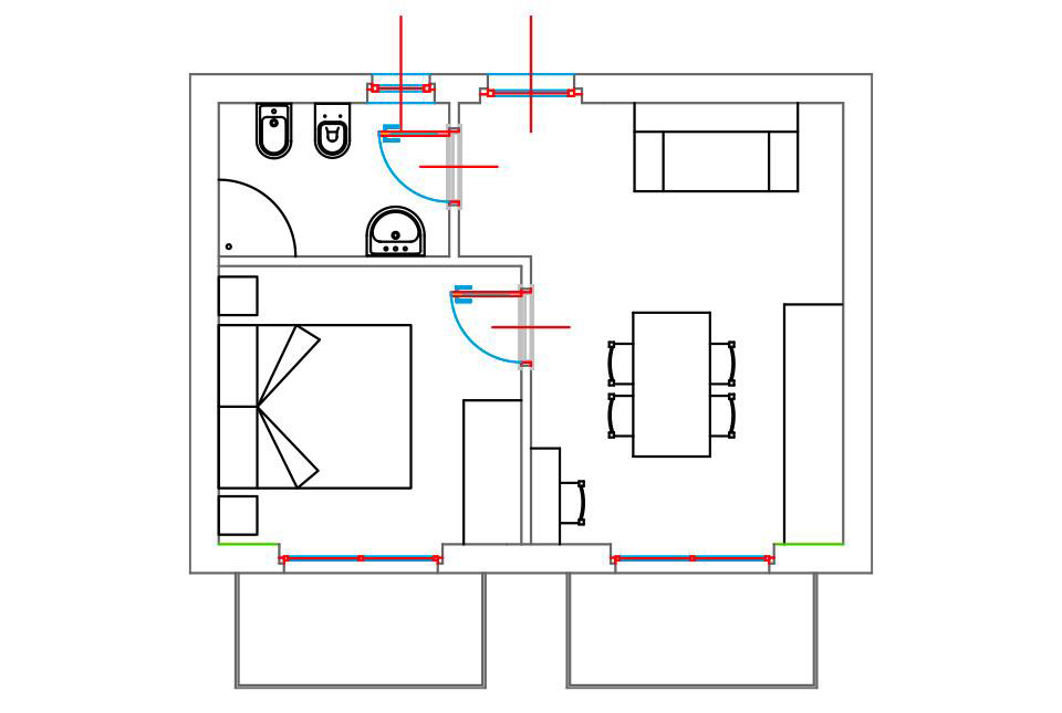 Planimetry Lavanda Apartment